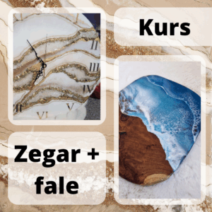 Tworzenie dekoracji podczas warsztatów żywicy epoksydowej Wrocław