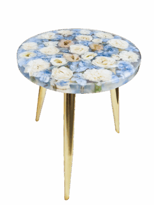 Stolik kawowy - konserwacja bukietu