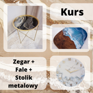 Kurs Trio z żywicy epoksydowej