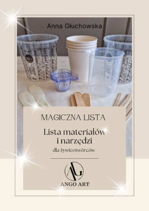 E-book: "Magiczna lista" materiałów i nazrzędzi dla żywicotwórców - uniwersalna